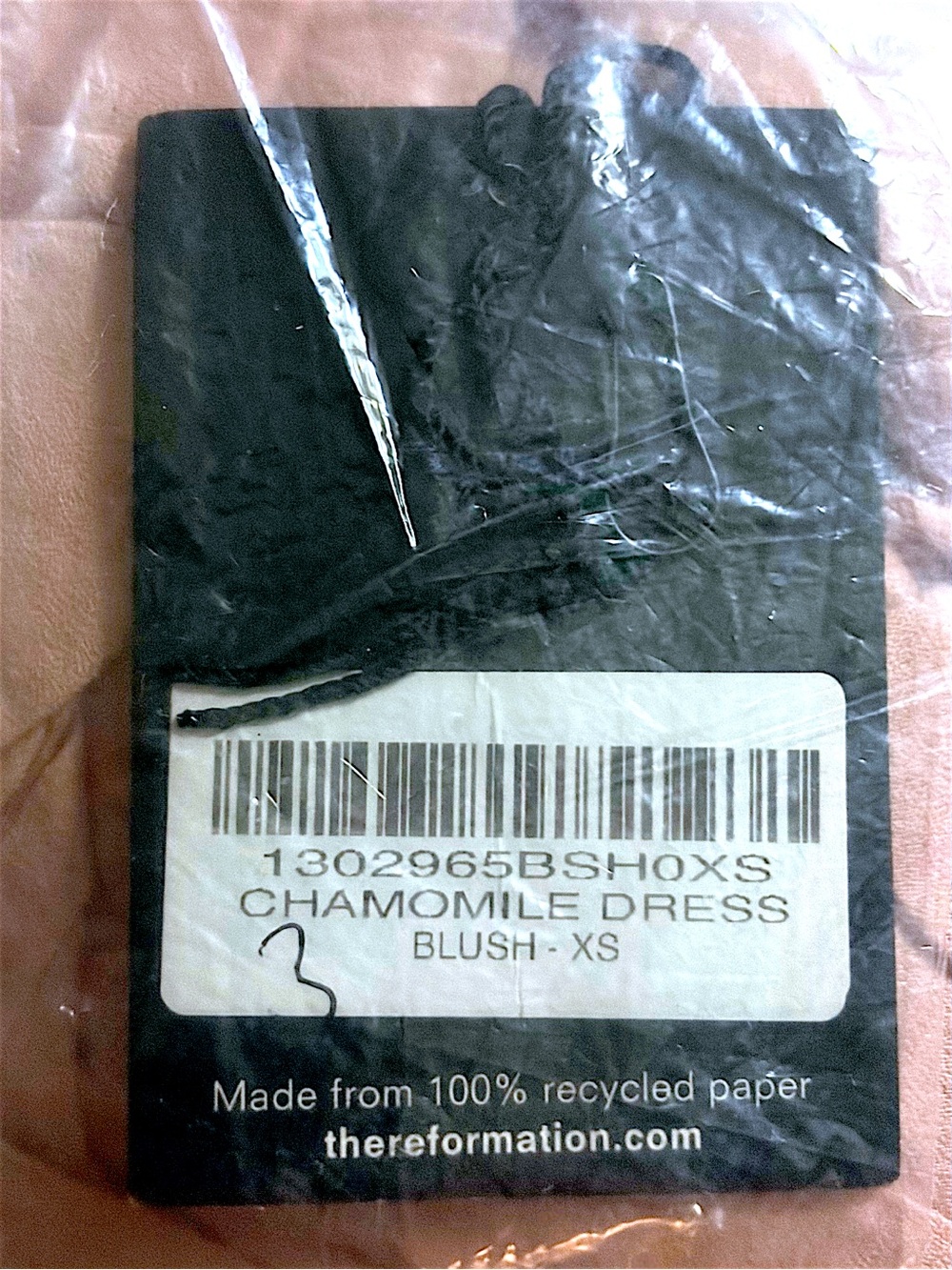 NWT Reformation Chamomile High Low Maxi Dress in Blush | Size XS - Picture 4 of 7
